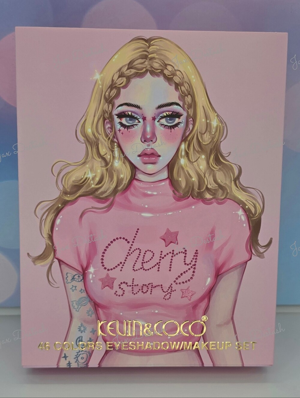 Kevin & Coco Cherry Story 46-Color Eyeshadow Makeup Palette